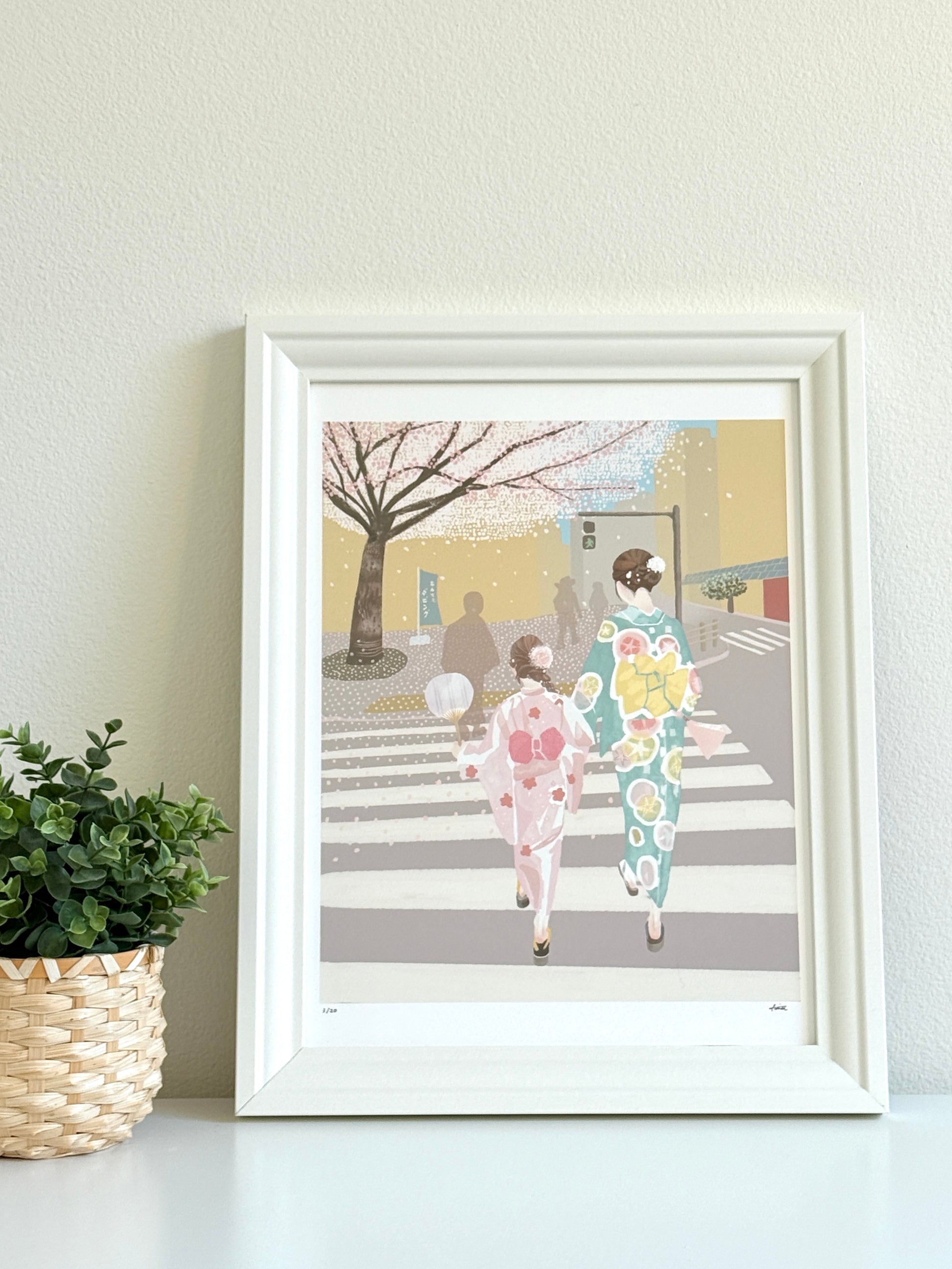 Art Print - Hand In Hand, Seeing The World (Limited Editions)