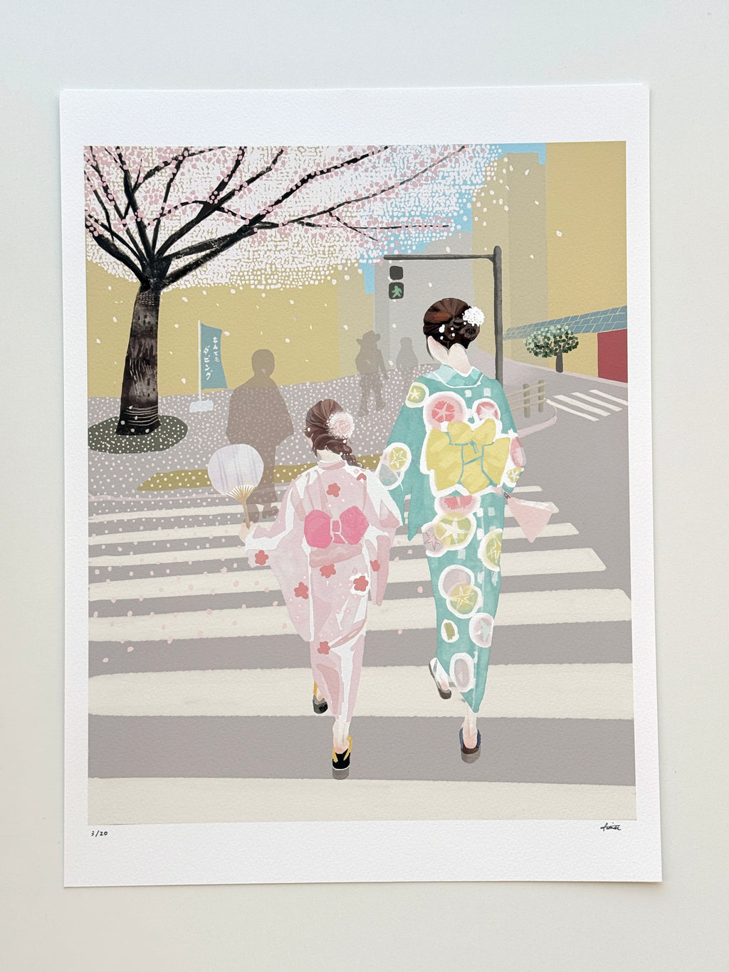 Art Print - Hand In Hand, Seeing The World (Limited Editions)